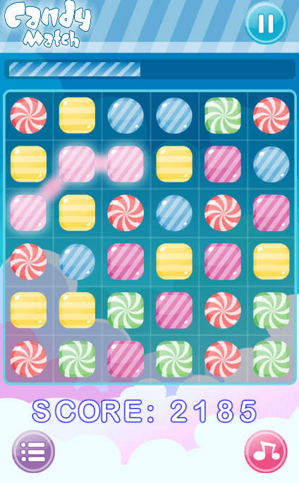 Candy Match – Puzzle Match 3 Game Template - featured image