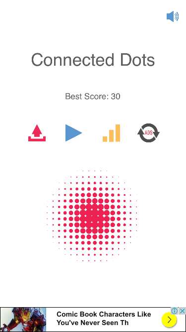 Connected Dots – iOS Universal Game (Swift) - featured image