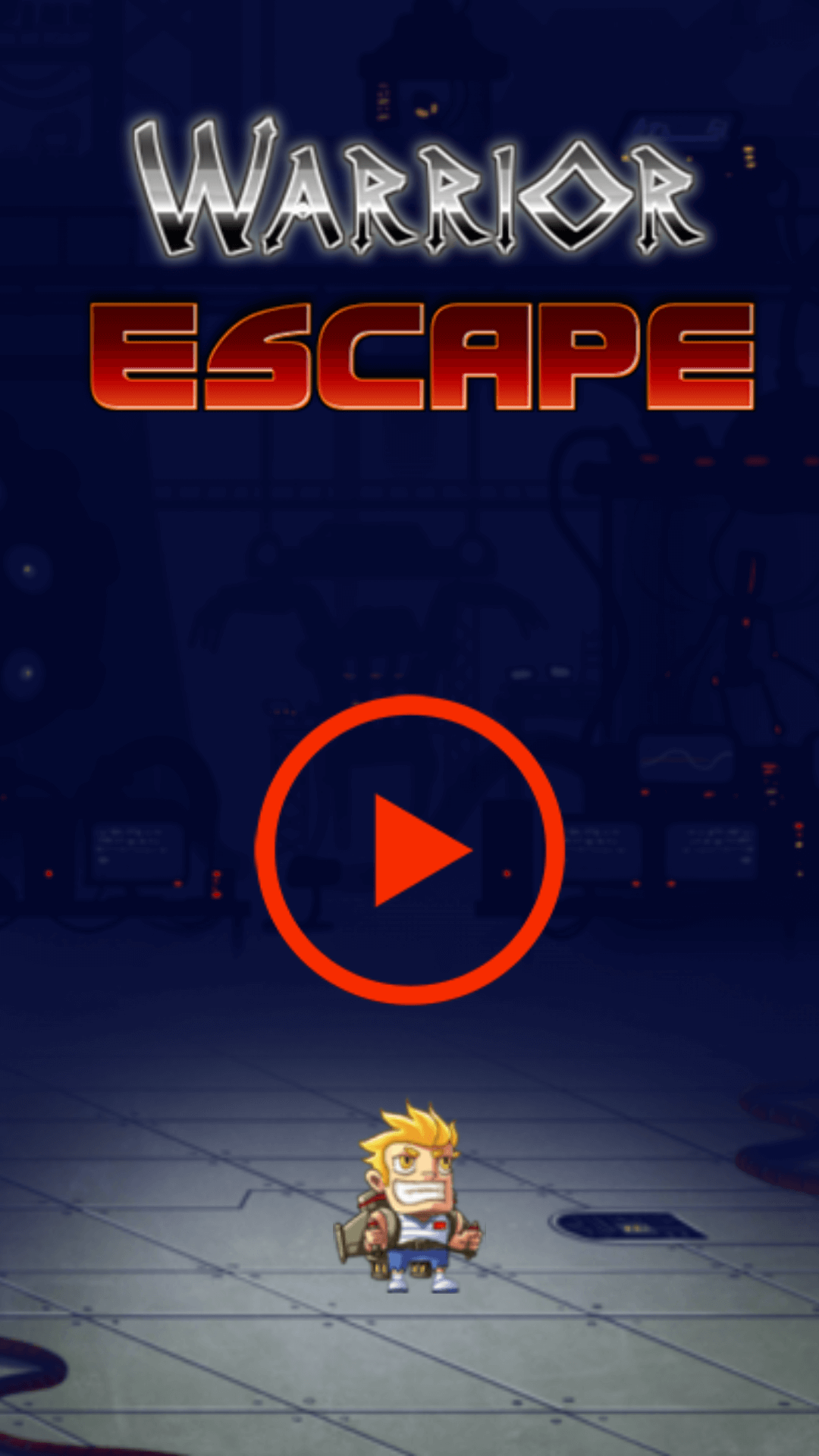 Warrior Escape Full Source Code Project - featured image