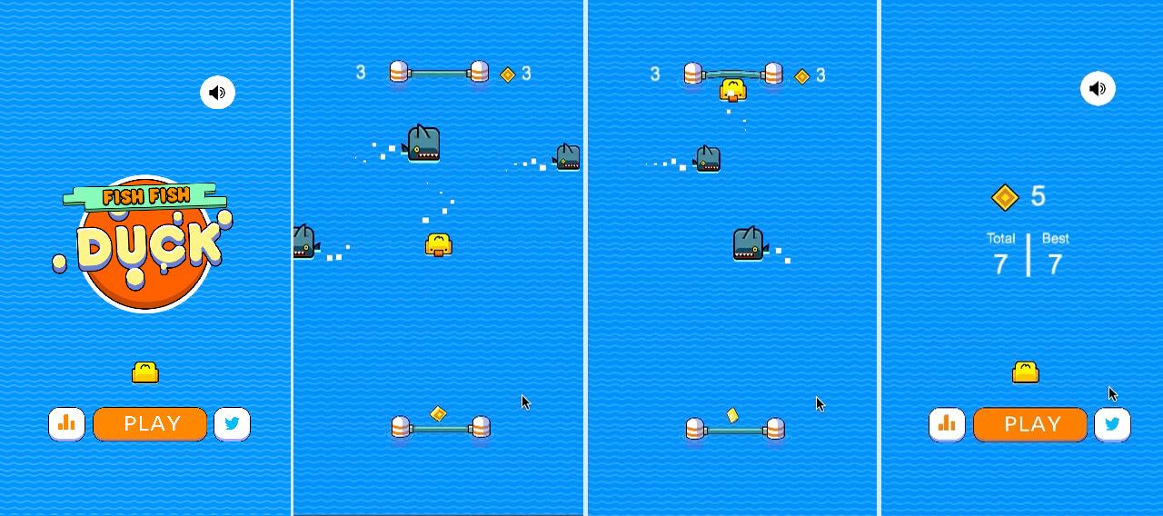 Fish Duck Gamesalad Template - featured image