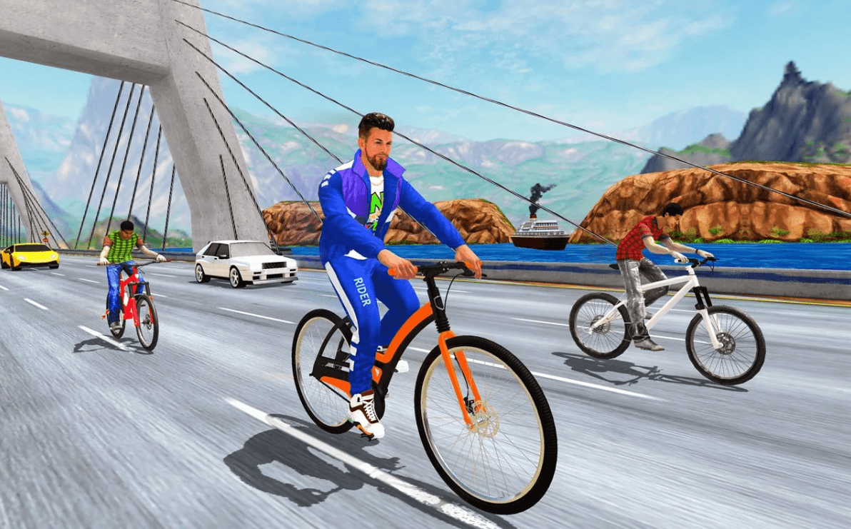 Real Bike Cycle Racing 3D: BMX Bicycle Rider Games - featured image