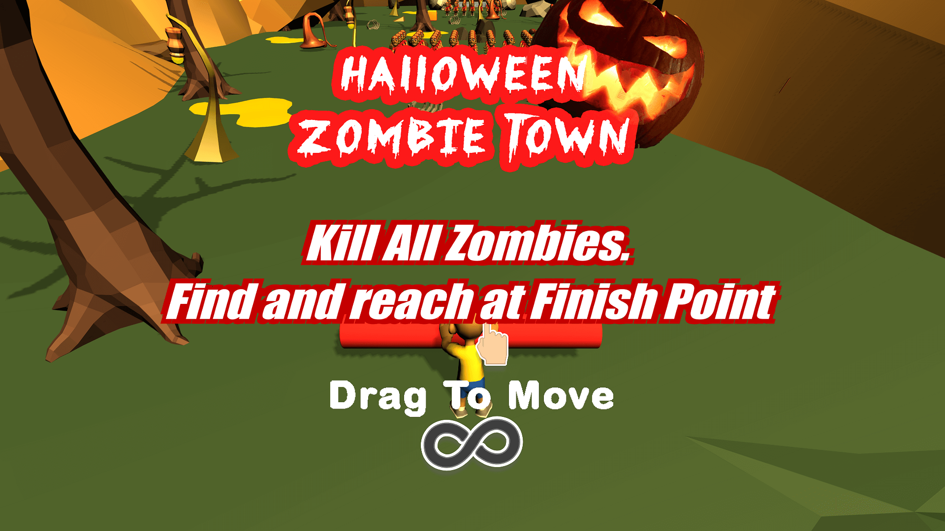 Halloween Toonie Scary Zombie Town 64 Bit Source Code - featured image