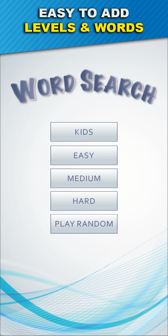 Word Search Template : Unity3D | Android | iOS | HTML - featured image