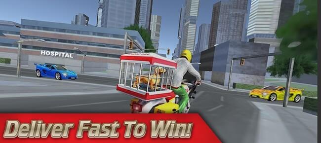 Pet Delivery Bike Simulator : City Bike Drive - featured image