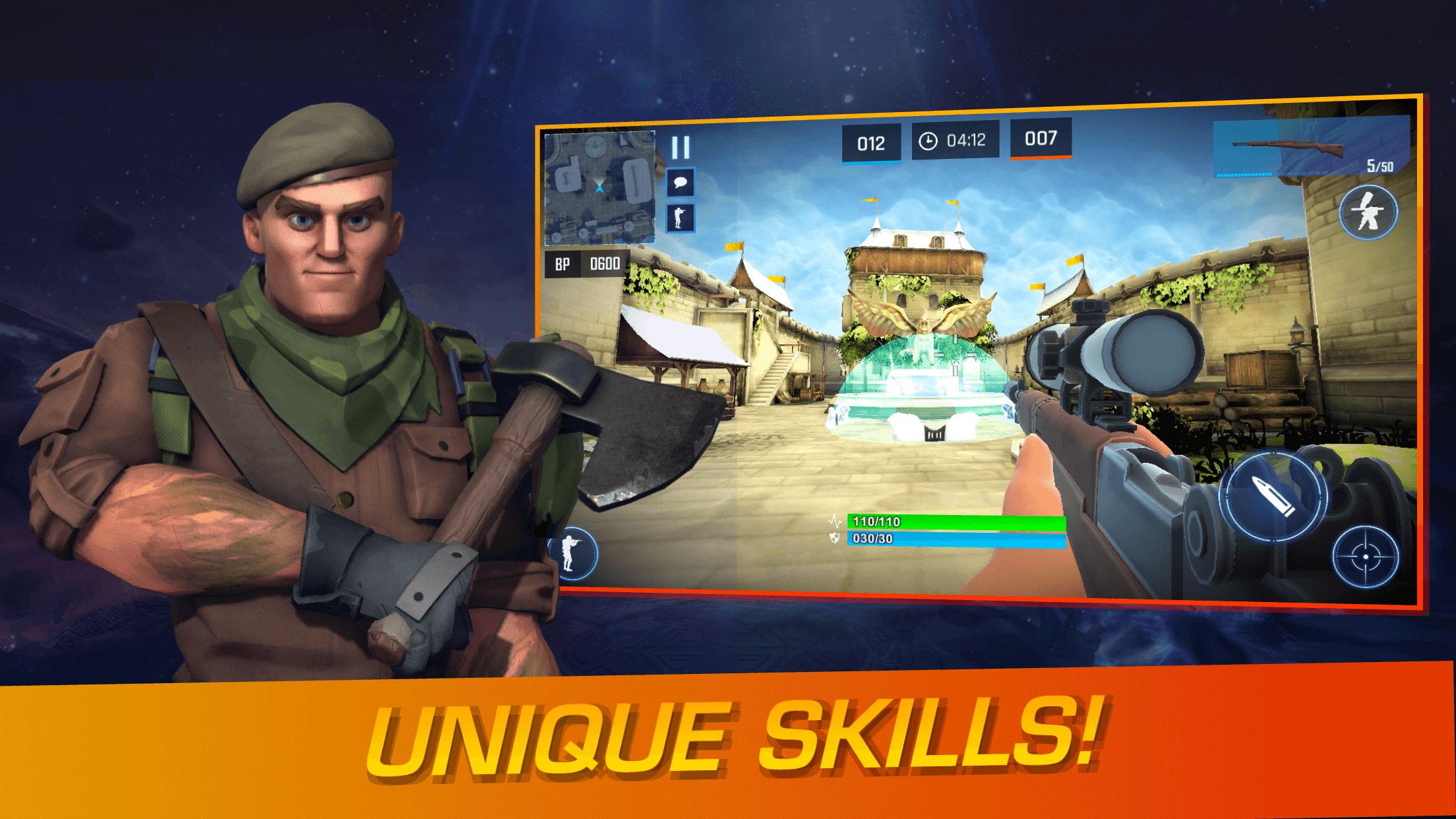 Cartoon Soldiers Unity Multiplayer First Person Shooter For Android & iOS - featured image