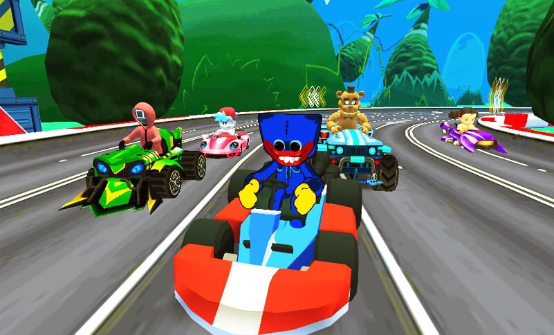 huggy wuggy friend : car racing transformer - featured image