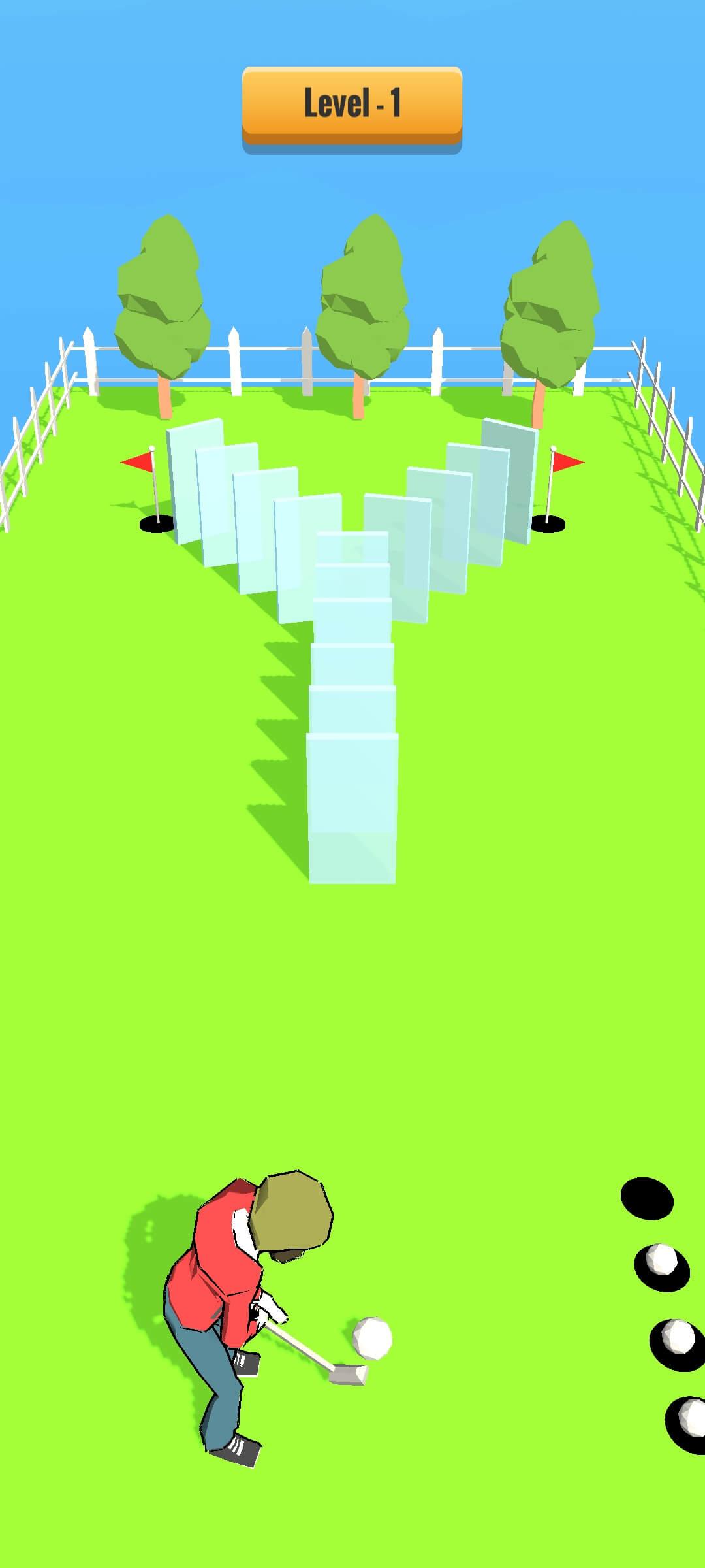 Golf vs Domino Challenge – Hypercasual Puzzle Game
