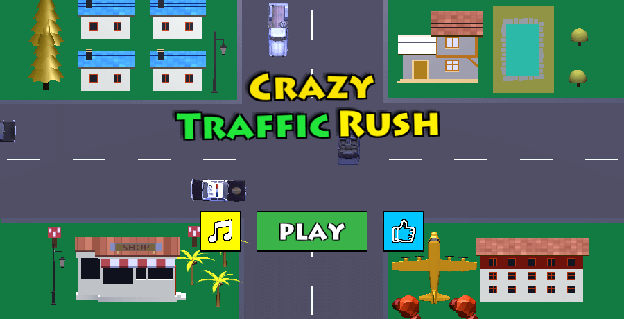 Crazy Traffic Rush Unity3D: Android, iOS, Html, Desktop - featured image