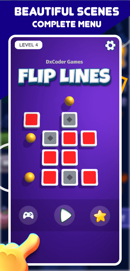 Flip Lines | Hypercasual Puzzle