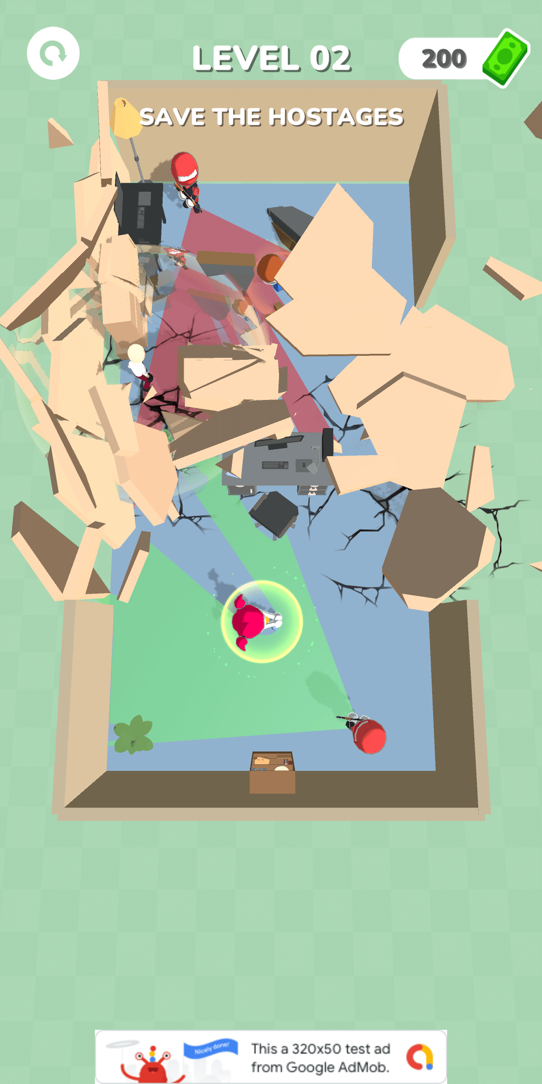 Superhero Power Drop – Hyper Casual Game - featured image
