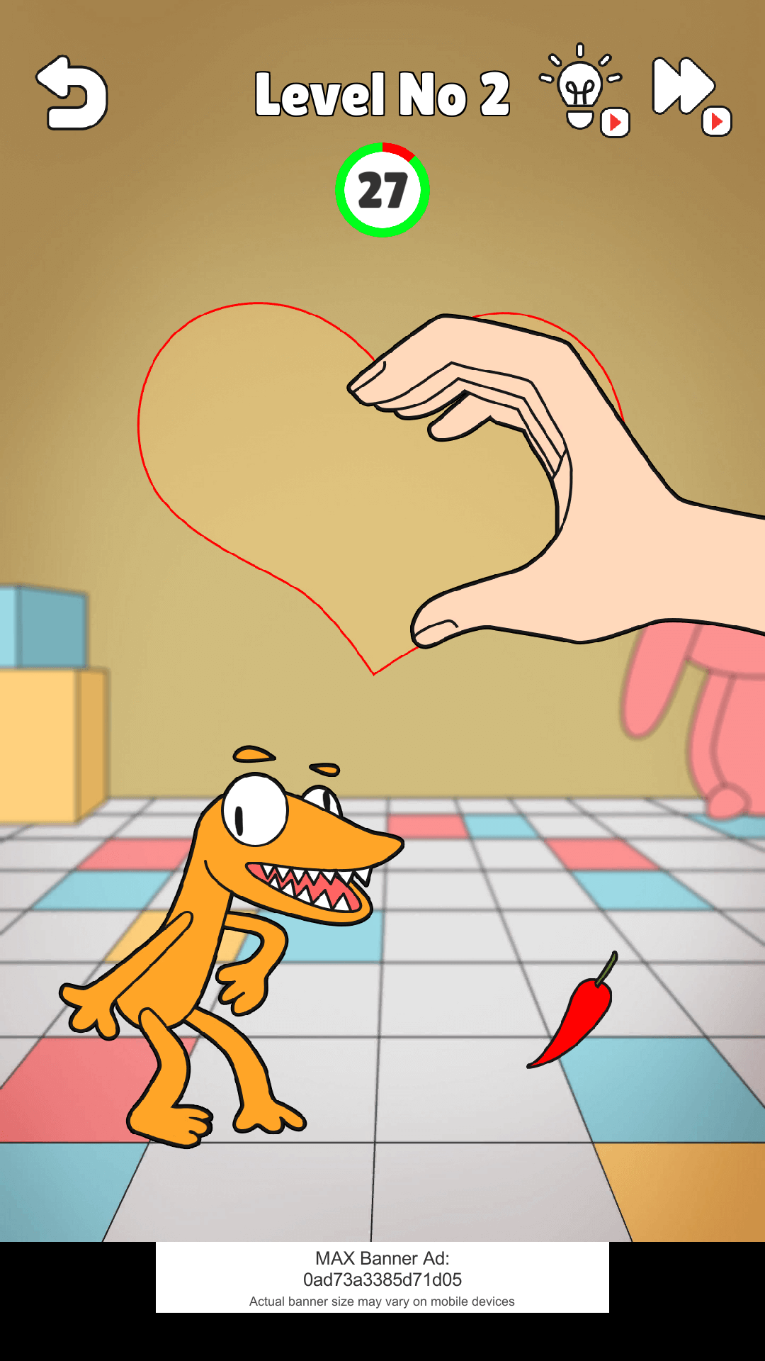 Finger Heart: Monster Refill -120+ Levels – Puzzle Casual Trending Game - featured image