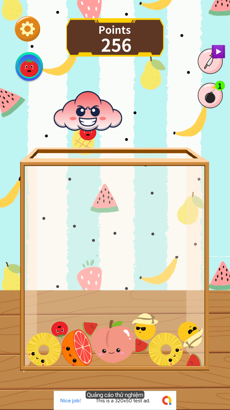 Fruit Merge Puzzle (Unity + Admob) - featured image