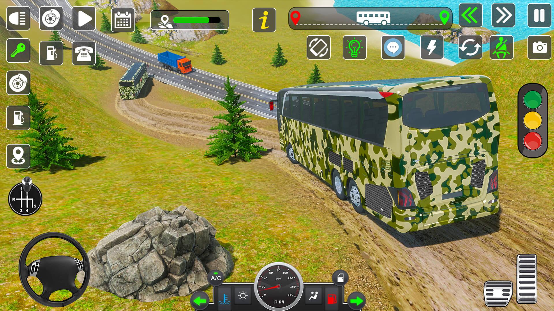 Army Bus Transporter Coach Fun simulation - featured image